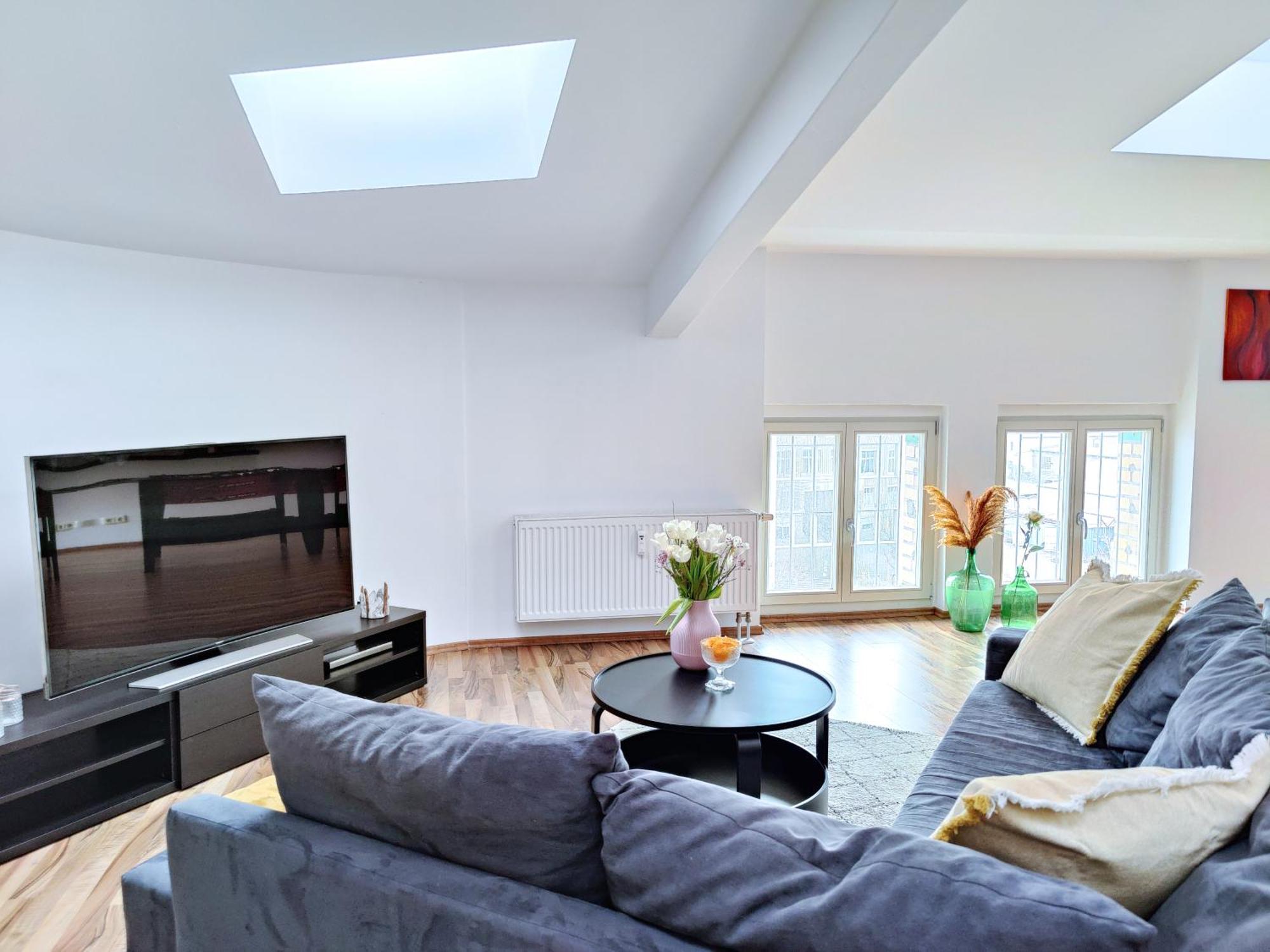 Apartment Grosses Modernes Loft Mit Tischkicker, Billiard Und Heimkino In Uni Und Klinik Naehe